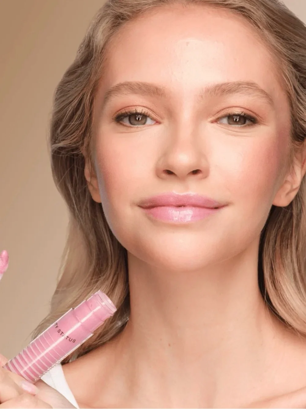 DIBS Go To Glossy Balm Rock Candy -Pink Shimmer Lip Gloss